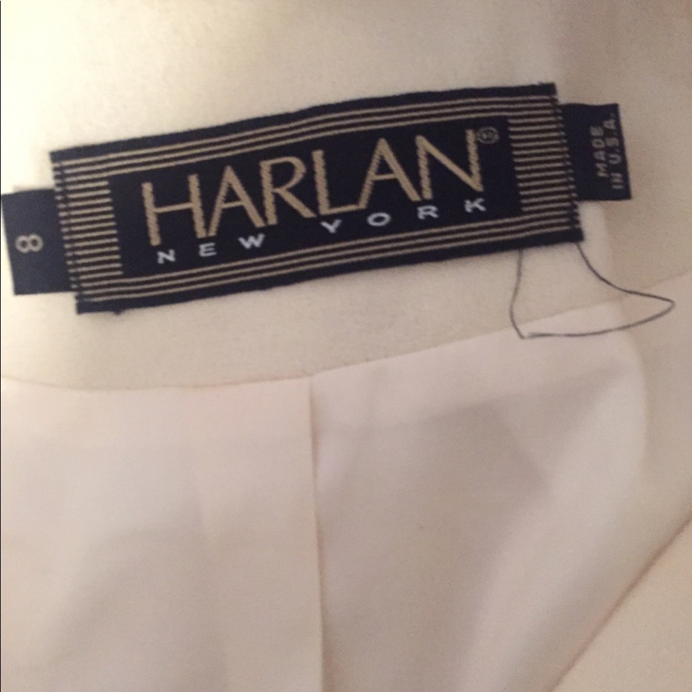 Harlan cream and cheetah jacket w gold buttons